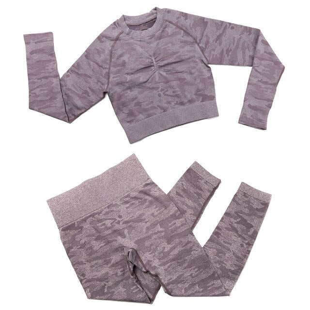 Camouflage Yoga Set