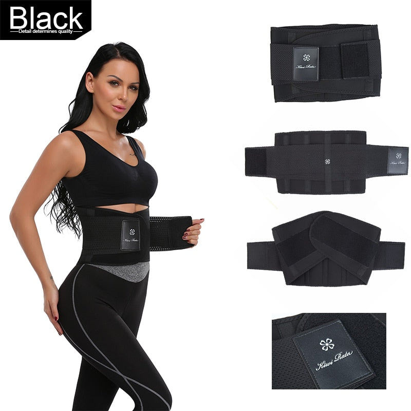 Fitness Belt Xtreme Power Thermo Body Shaper Waist Trainer Trimmer Corset Waist Belt Cincher Wrap Workout Shapewear Slimming