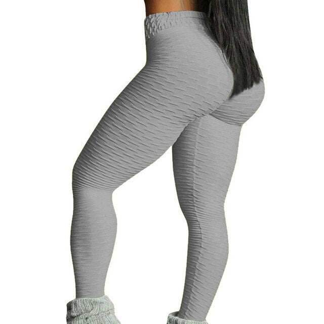 Women Butt  Yoga Pants Sexy Seamless Fitness Sport Leggings Tummy Control Gym High Waist Solid Compression Tights